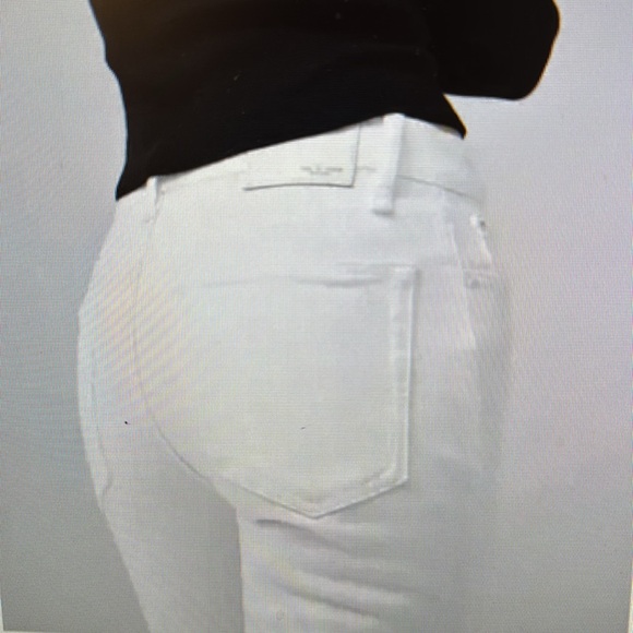 Rag & Bone women’s Optic White Peyton mid-rise bootcut, size 32 NWOT - Picture 1 of 16